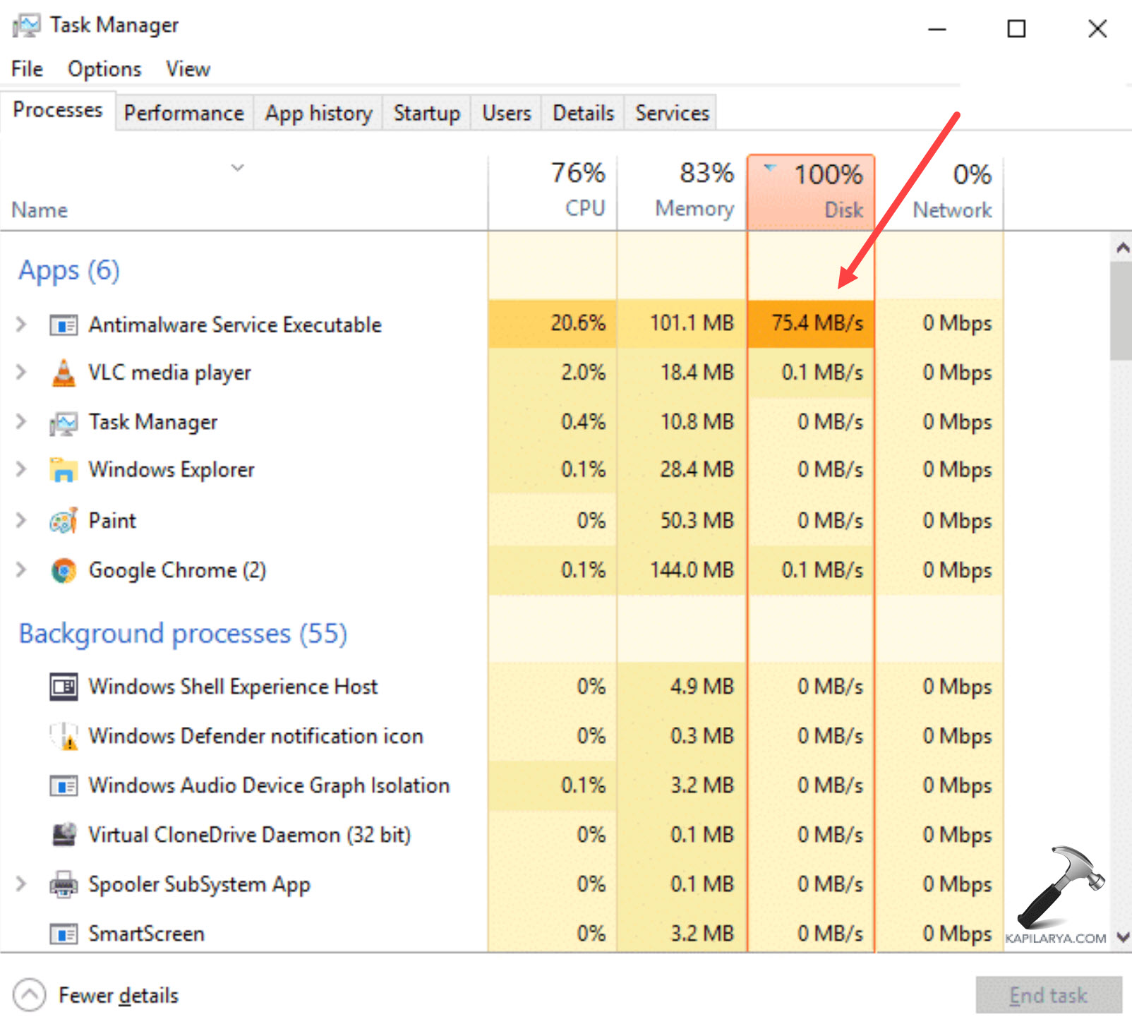 How To Fix High Disk Usage Caused By Windows Defender Antivirus Executable