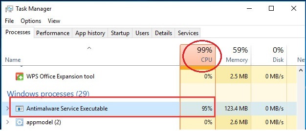 How To Fix High Disk Usage Caused By Windows Defender Antivirus Executable