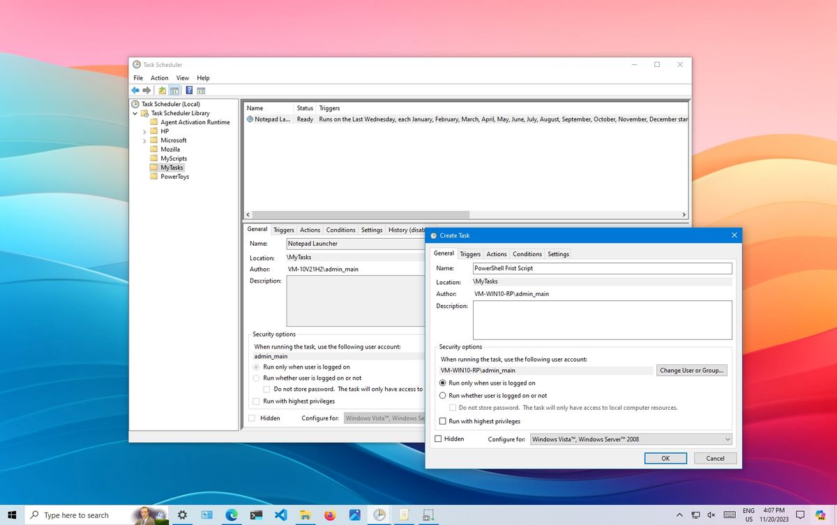 H2: Creating Scheduled Tasks in Windows Task Scheduler