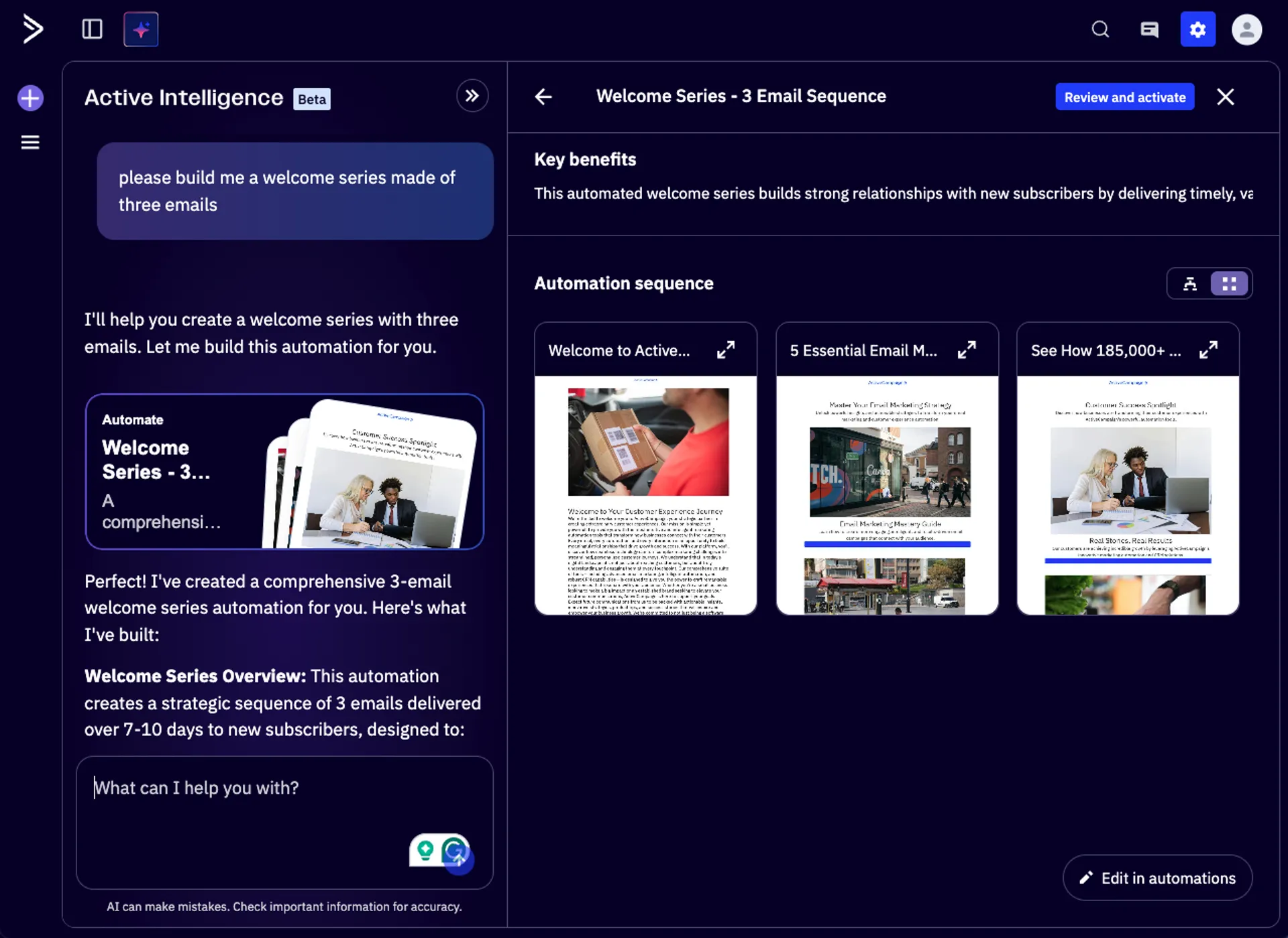 H2: ActiveCampaign Automated Email Sequences for SaaS Onboarding