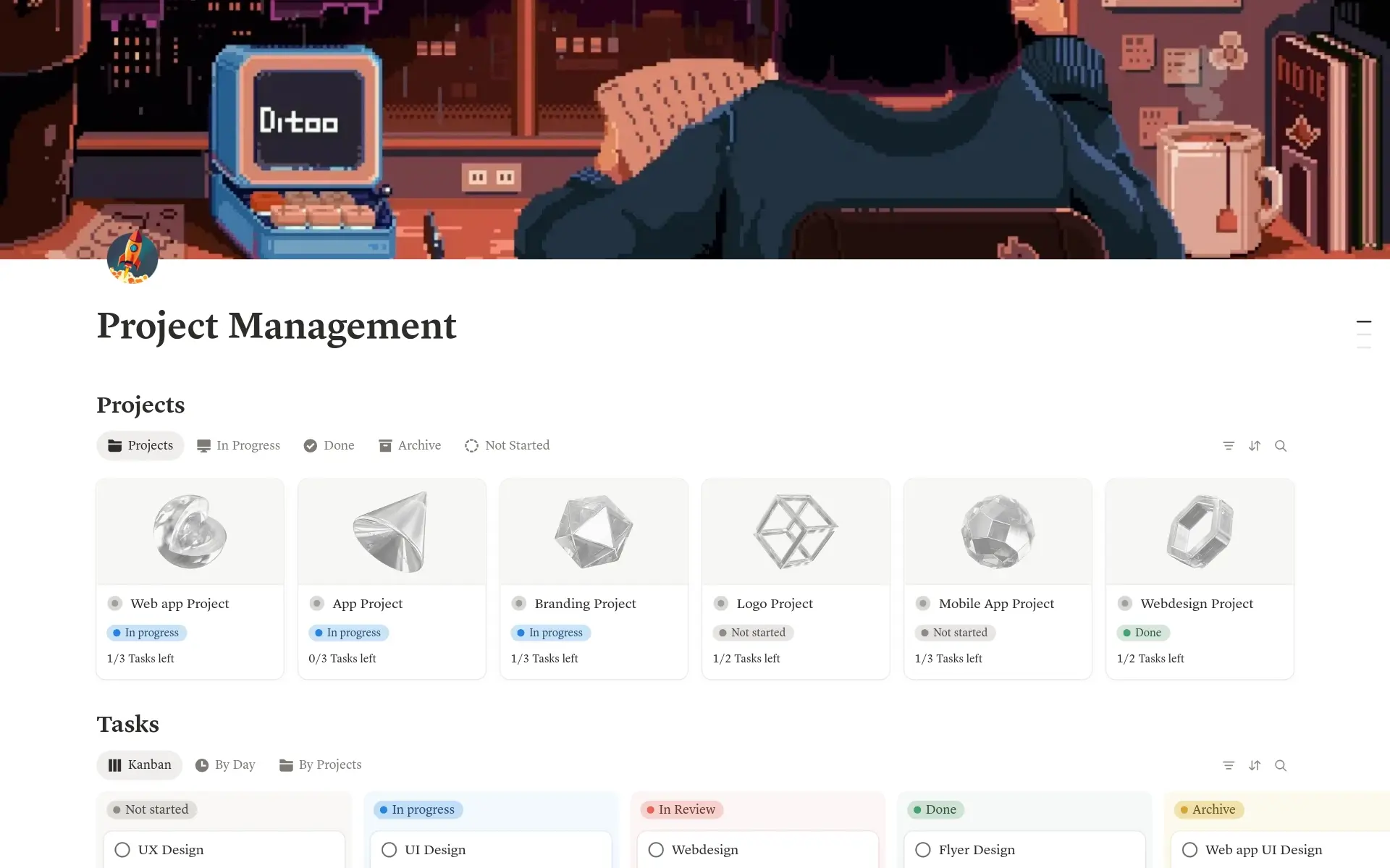 H2: Notion Project Management Templates Overview