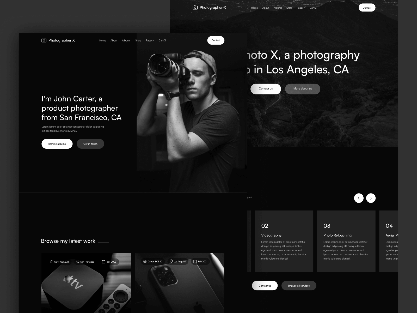 Pixel Geek’s Portfolio Template Showcase