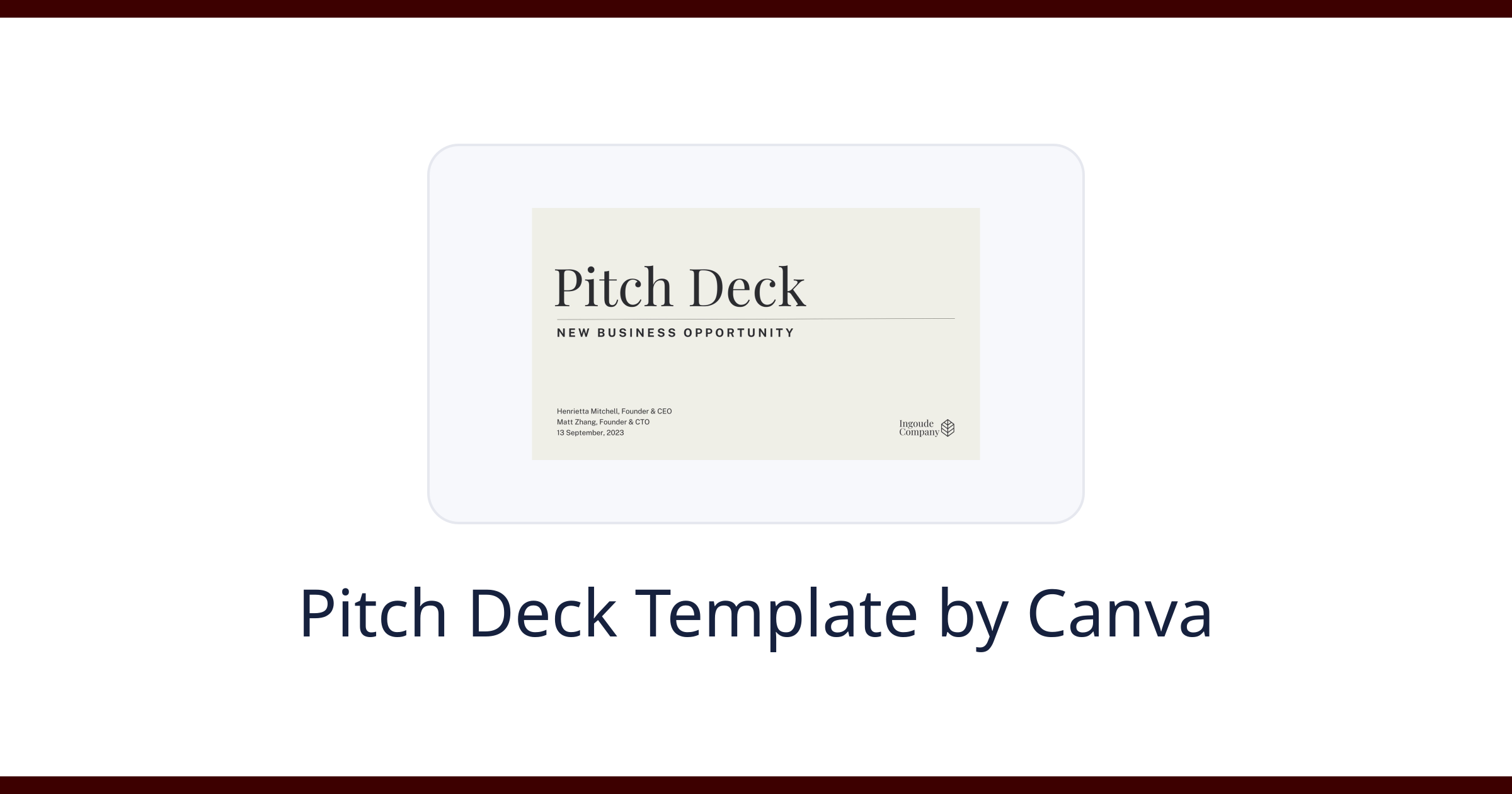 Top Canva Presentation Templates For Business Pitches