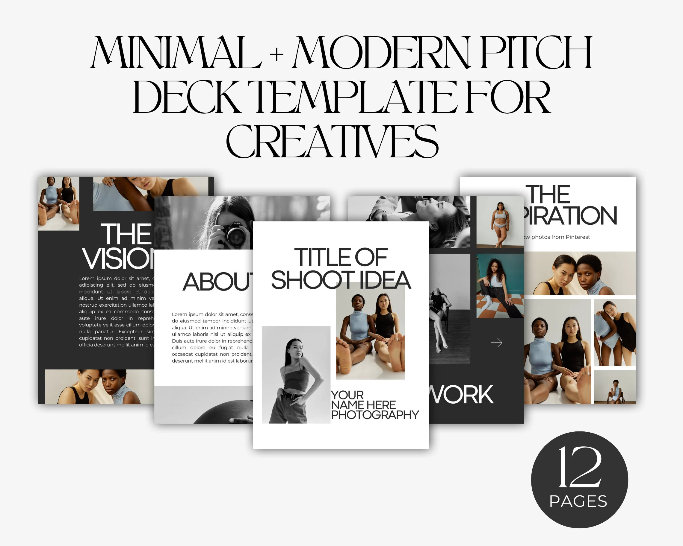Minimalist Pitch Deck