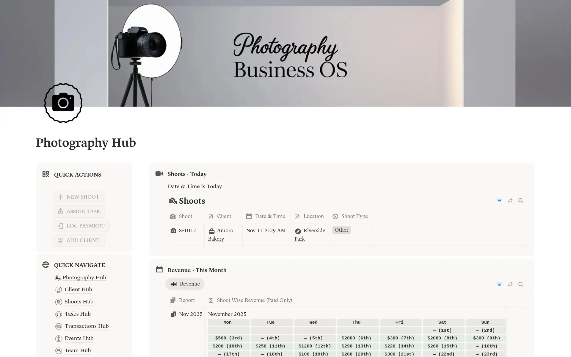 H2: Freelance Management Template – Streamlining Client and Project Oversight