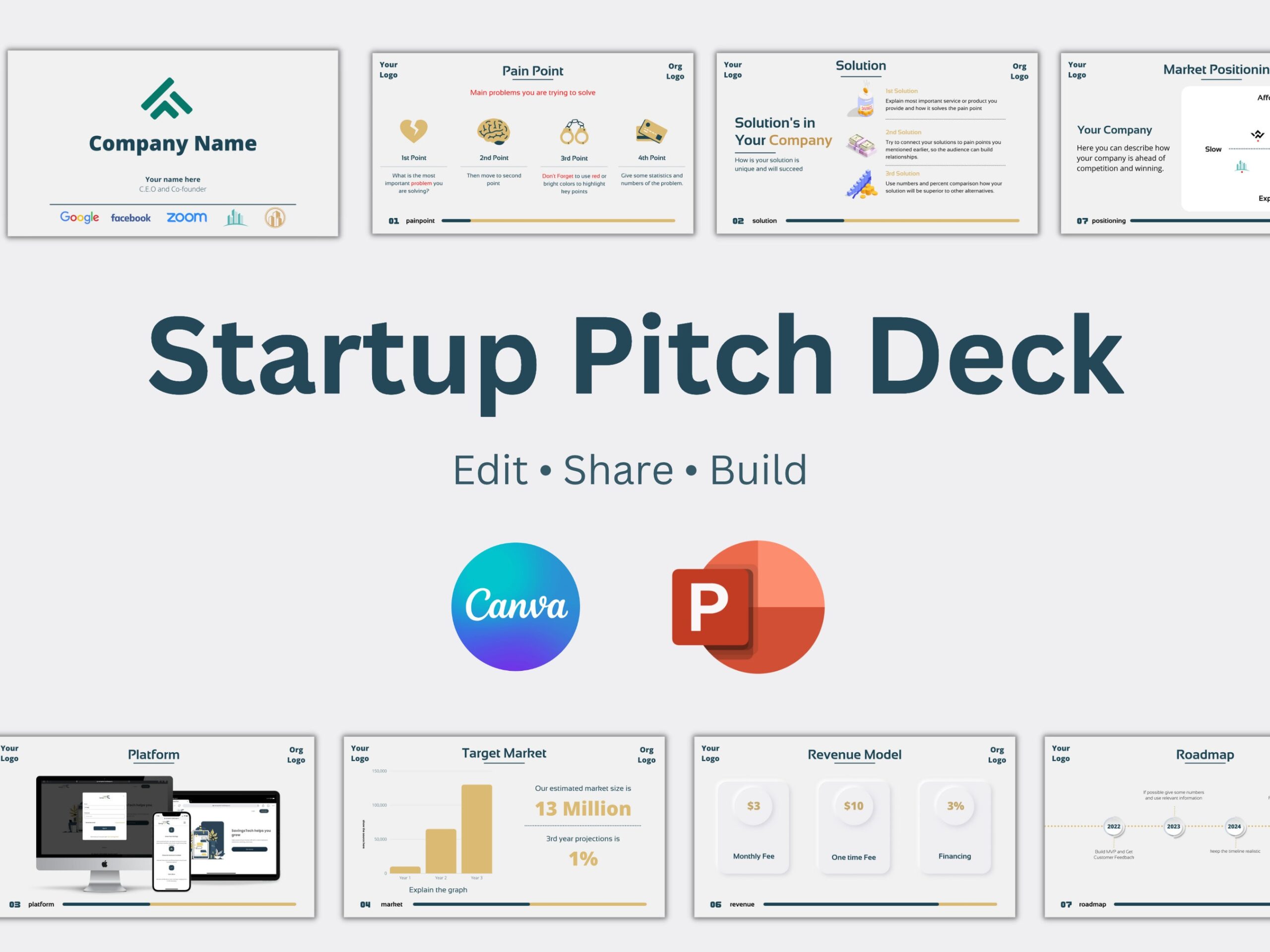 Top PowerPoint Pitch Deck Templates For Startups