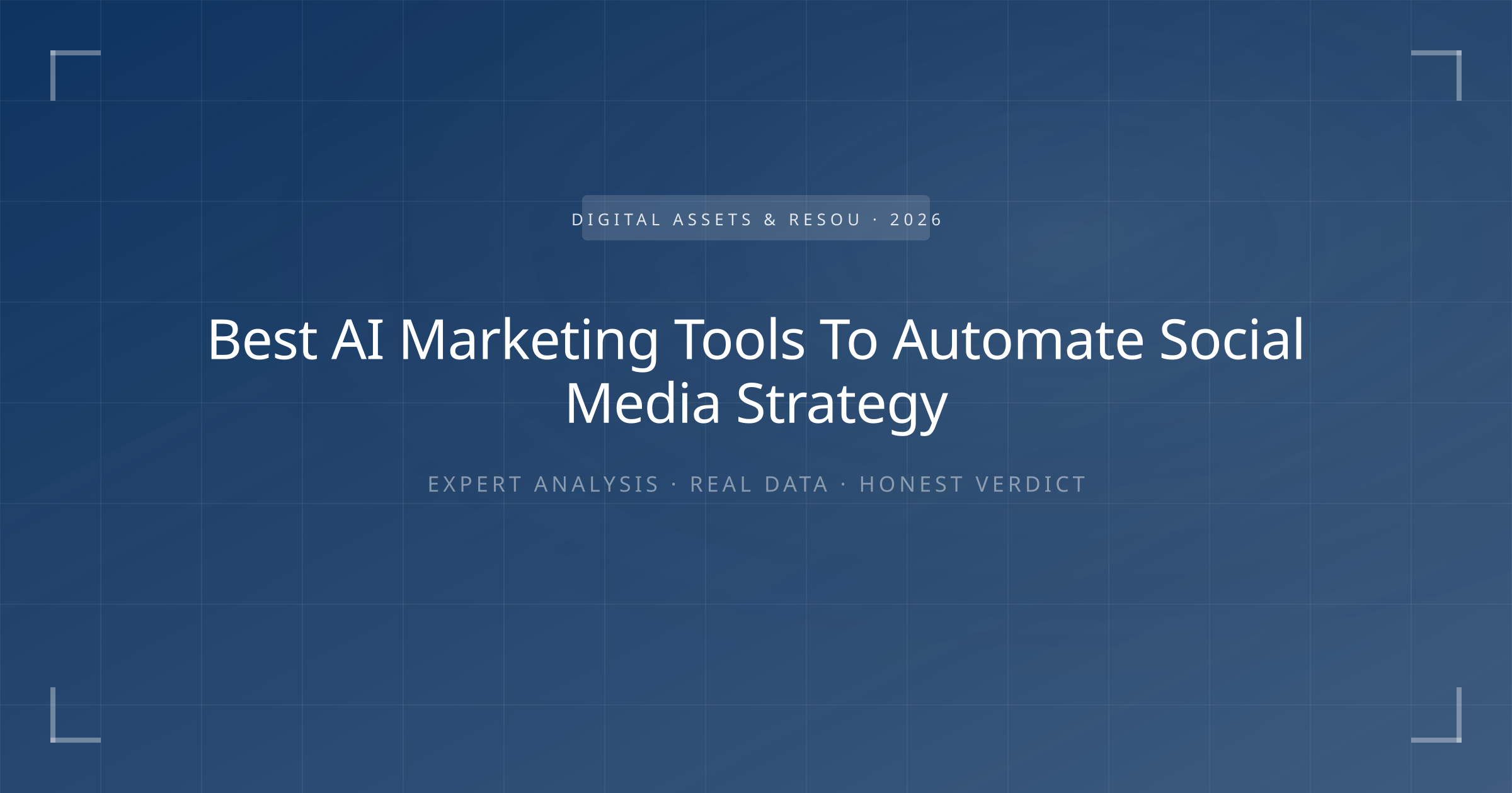 Best AI Marketing Tools to Automate Social Media Strategy